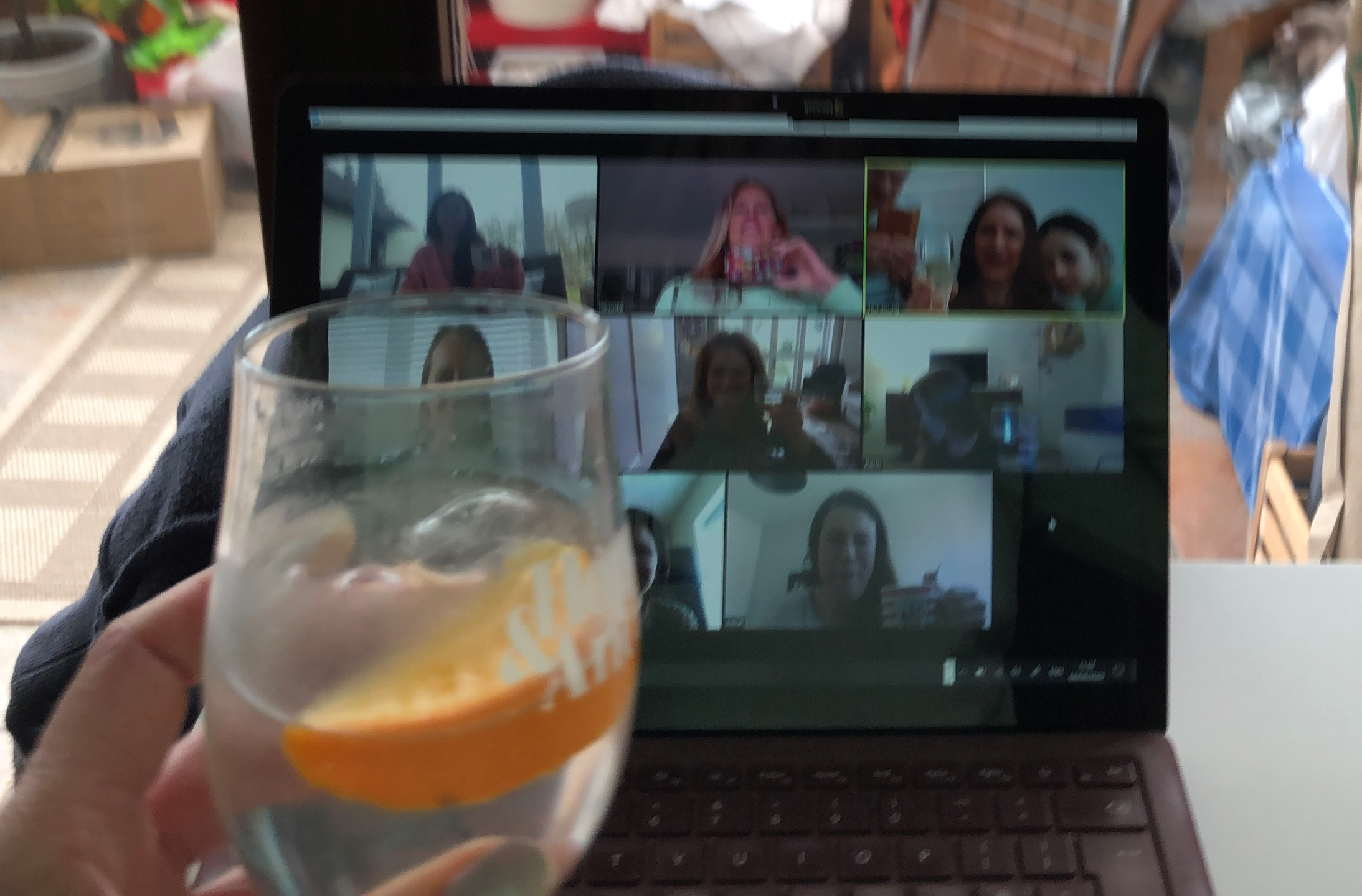 online birthday celebration