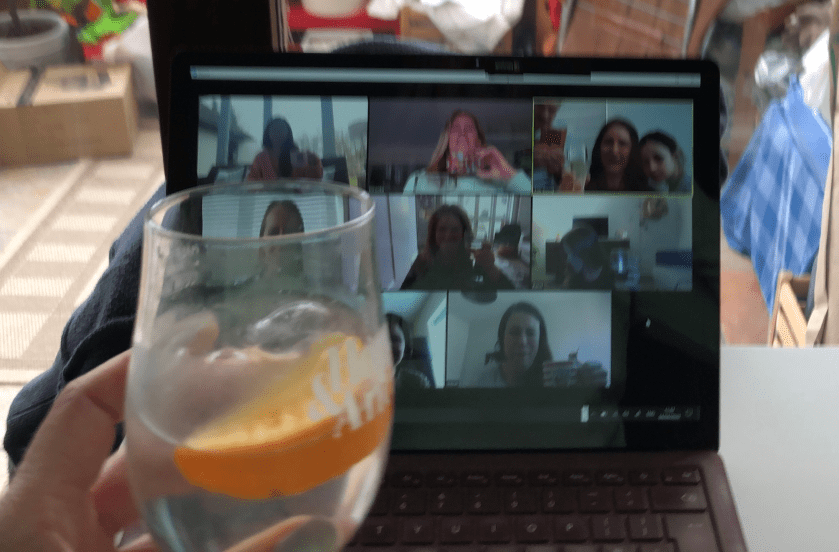 online birthday celebration